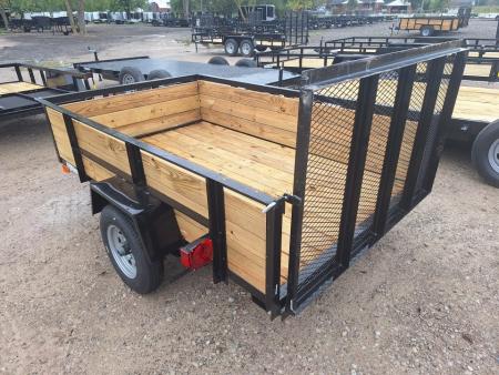New 2027 AMO 5x8 Light Duty Woodside Utility Trailer
