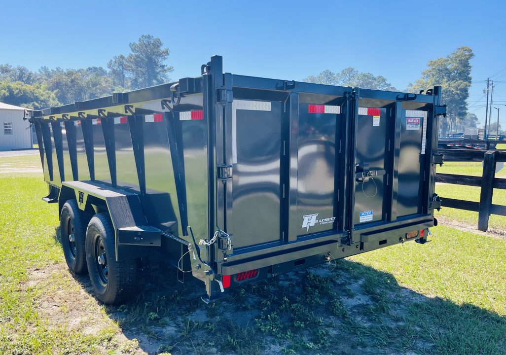 New 2027 Hillcrest Trailers 14716SDH (7x16 14k High Side) Dump Trailer
