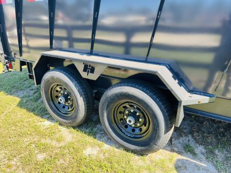 New 2027 Hillcrest Trailers 14716SDH (7x16 14k High Side) Dump Trailer