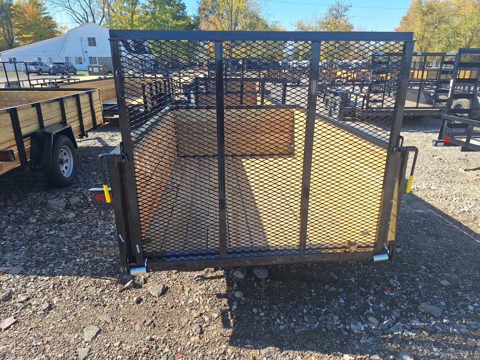 New 2027 AMO 5x8 High Woodside Utility Trailer W/Led Lights and Spring Assist Gate