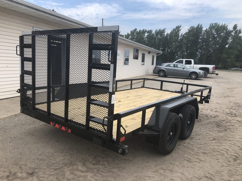 New 2027 Load Trail 83X14' W/ HD GATE Landscape Trailer