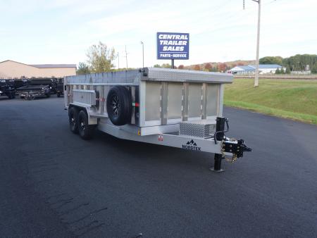 New 2026 Nordtek 82"x16' Aluminum Dump Trailer