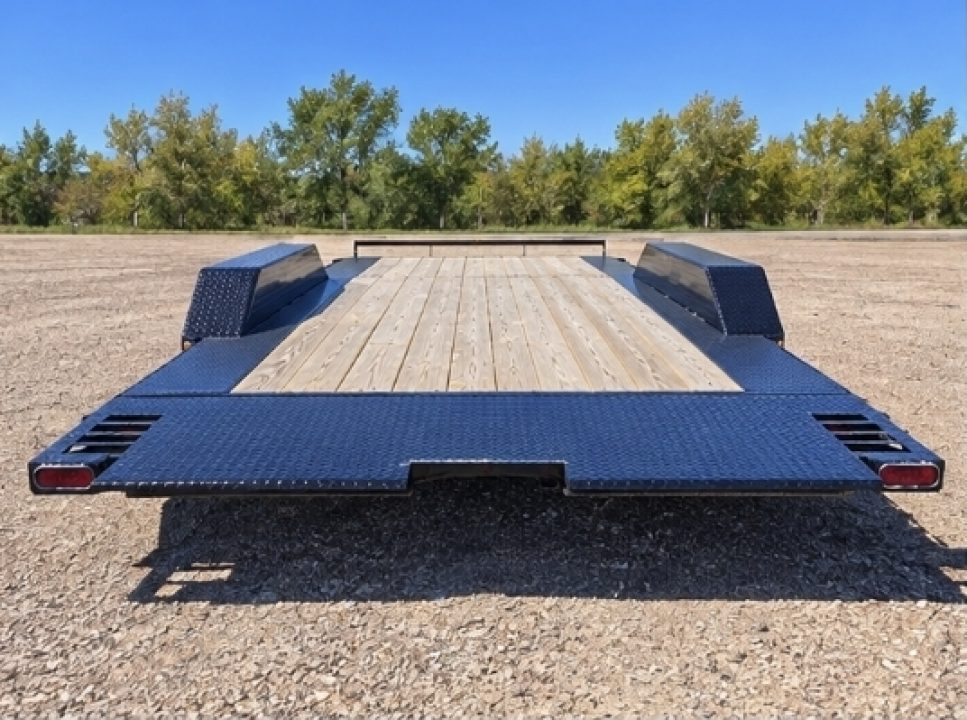 New 2026 Delco Trailers 24' Long x 102" wide Tilt Trailer