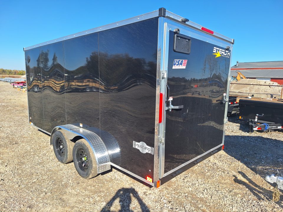 New 7x16 Cargo / Enclosed Trailer W/ Ramp Door