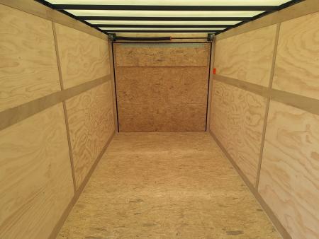 New 7x16 Cargo / Enclosed Trailer W/ Ramp Door