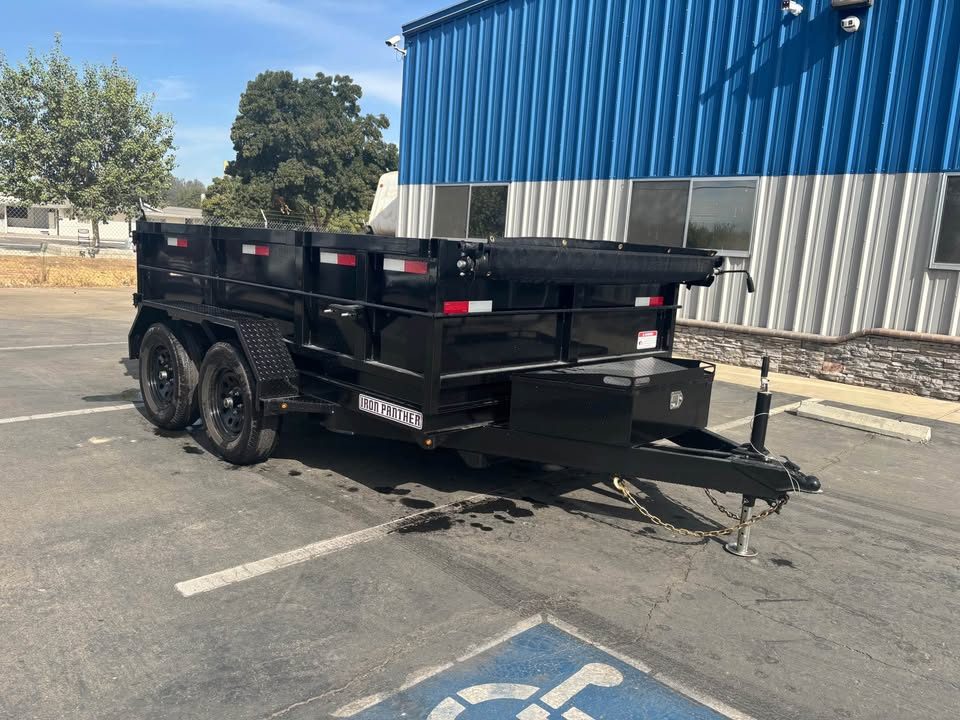 New 2026 Iron Panther Dump Trailer 6'x10'x2' 7K