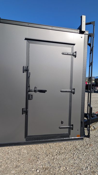 New 2027 BELMONT 7x16 HD V-Nose Contractor Cargo Trailer w/ Ramp Door