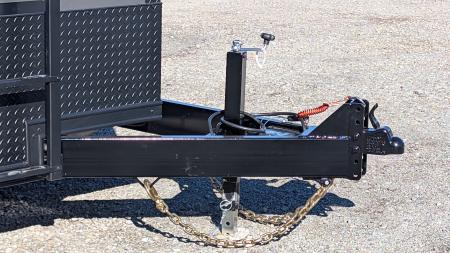 New 2027 BELMONT 7x16 HD V-Nose Contractor Cargo Trailer w/ Ramp Door