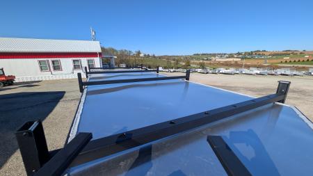 New 2027 BELMONT 7x16 HD V-Nose Contractor Cargo Trailer w/ Ramp Door