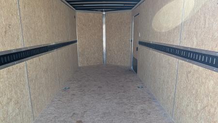 New 2027 BELMONT 7x16 HD V-Nose Contractor Cargo Trailer w/ Ramp Door