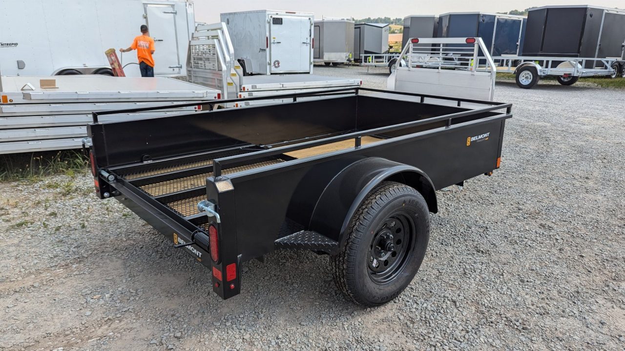 New 2027 Belmont 5x8 Solid Side Utility Trailer
