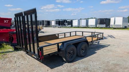 New 2027 Belmont 7x14 Tube Top Utility Trailer w/ HD Split Gate