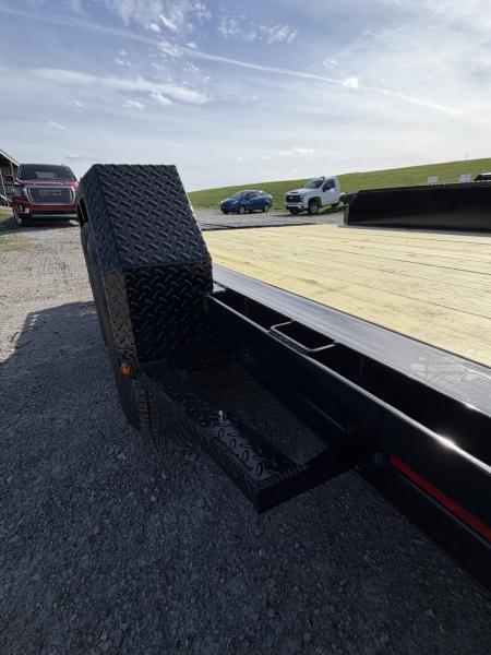 New 2027 Belmont 16' (13+3) HD Lo Pro Equipment Trailer w/ Full Width Wedge Ramps