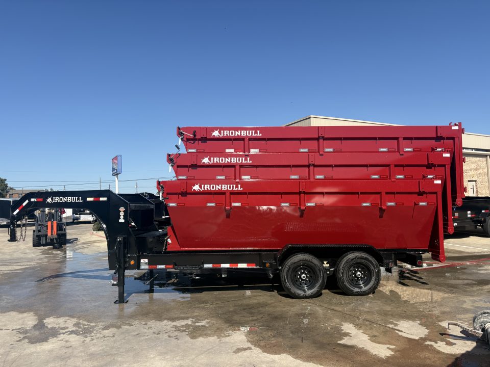 New 2027 Iron Bull DBG83X16 Roll Off SET W/3 BINS