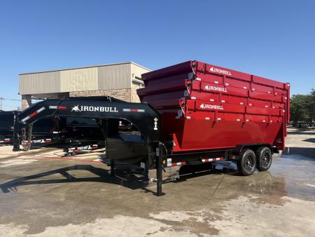 New 2027 Iron Bull DBG83X16 Roll Off SET W/3 BINS