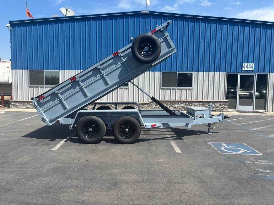 New 2026 TRU SINGLE RAM DUMP TRAILER 6X'12'X2' 9,995K GVWR