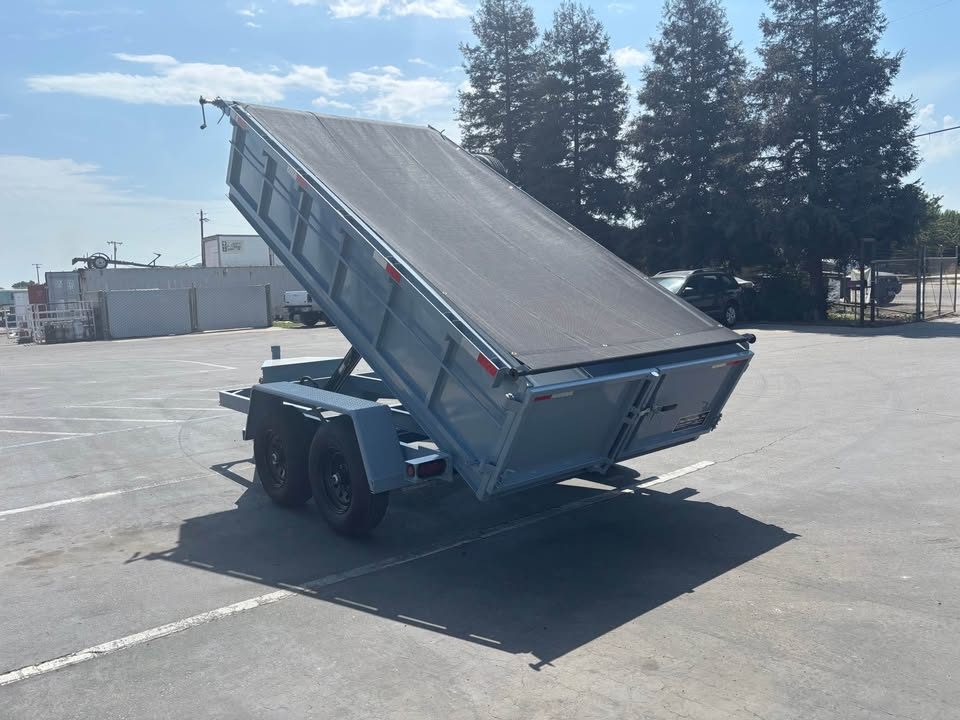 New 2026 TRU SINGLE RAM DUMP TRAILER 6X'12'X2' 9,995K GVWR