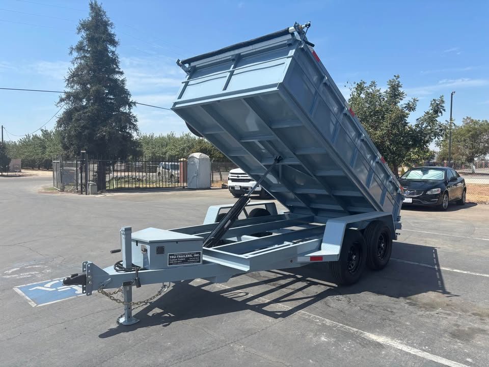 New 2026 TRU SINGLE RAM DUMP TRAILER 6X'12'X2' 9,995K GVWR