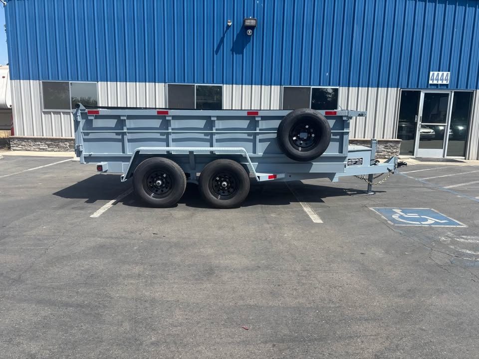 New 2026 TRU SINGLE RAM DUMP TRAILER 6X'12'X2' 9,995K GVWR