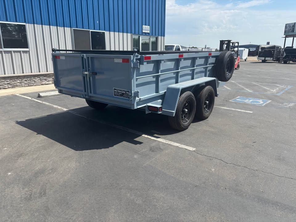 New 2026 TRU SINGLE RAM DUMP TRAILER 6X'12'X2' 9,995K GVWR