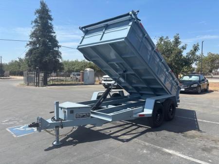 New 2026 TRU SINGLE RAM DUMP TRAILER 6X'12'X2' 9,995K GVWR