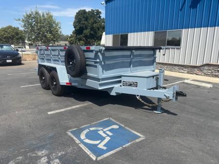 New 2026 TRU SINGLE RAM DUMP TRAILER 6X'12'X2' 9,995K GVWR