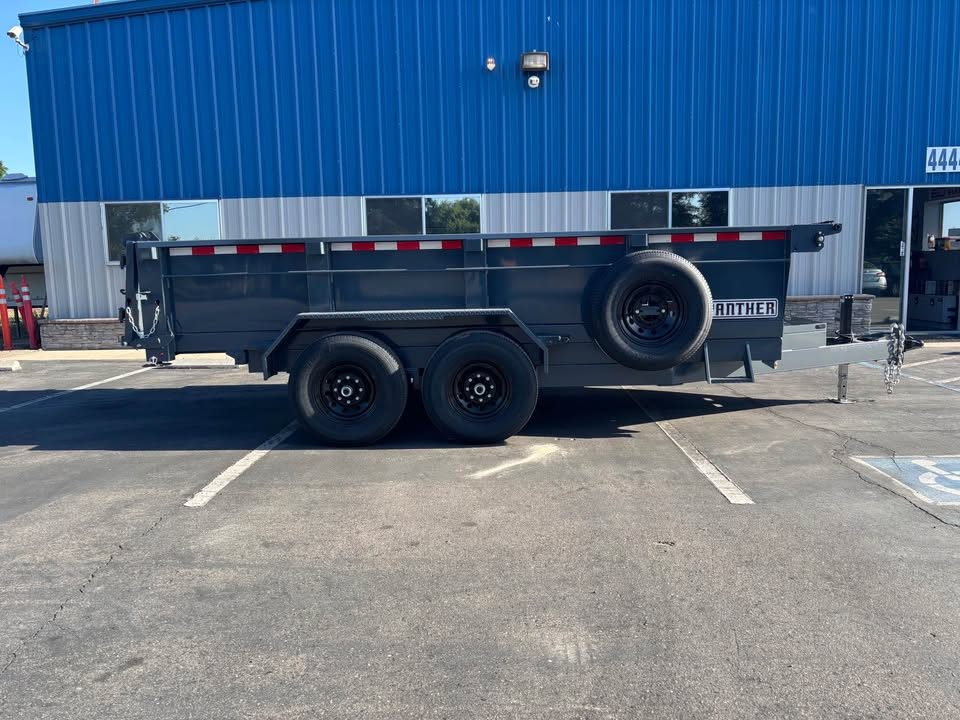 New 2026 Iron Panther Dump Trailer 7'x14'x'2' 14,000 LBS GVWR