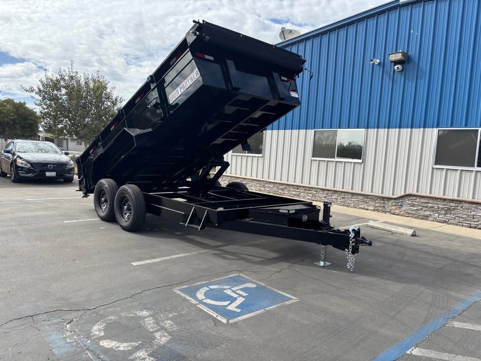 New 2026 Iron Panther Dump Trailer 7'x14'x'2' 14,000 LBS GVWR