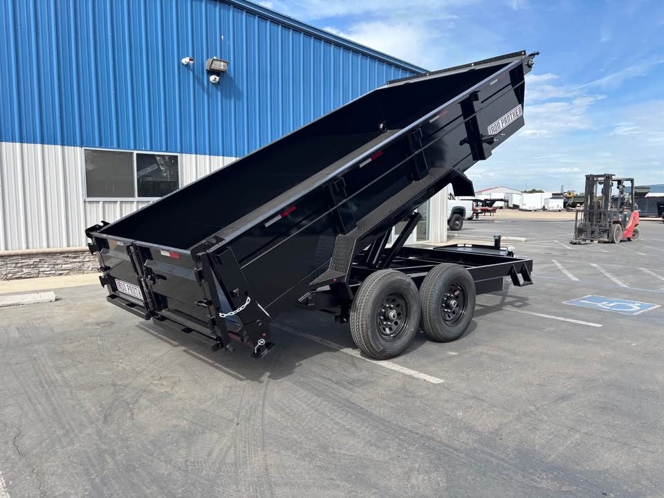 New 2026 Iron Panther Dump Trailer 7'x14'x'2' 14,000 LBS GVWR