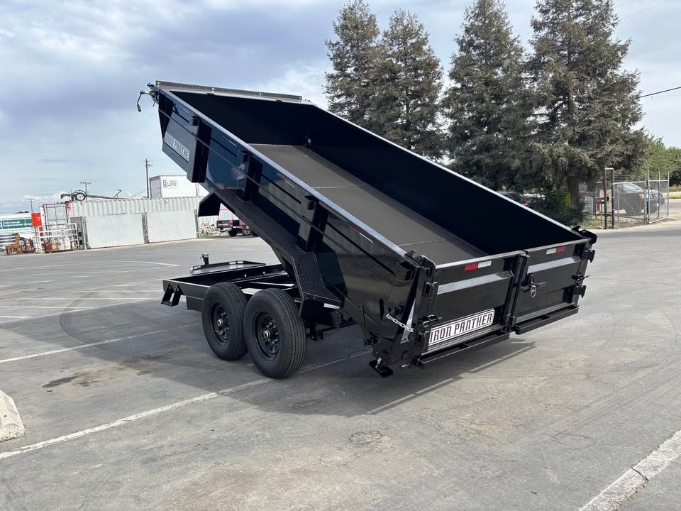 New 2026 Iron Panther Dump Trailer 7'x14'x'2' 14,000 LBS GVWR