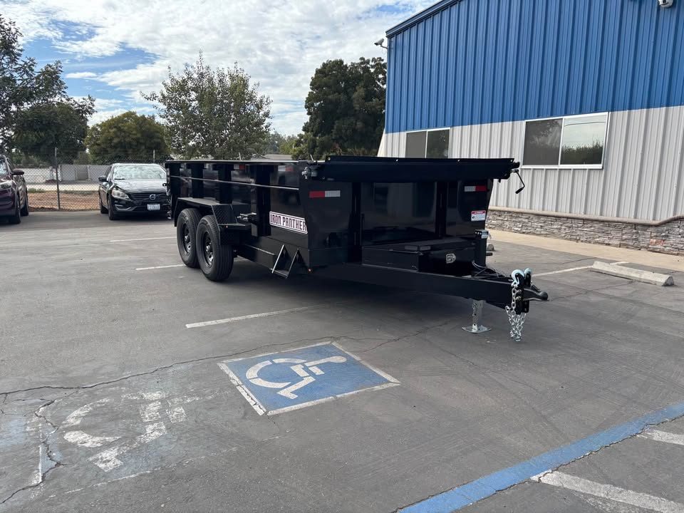 New 2026 Iron Panther Dump Trailer 7'x14'x'2' 14,000 LBS GVWR