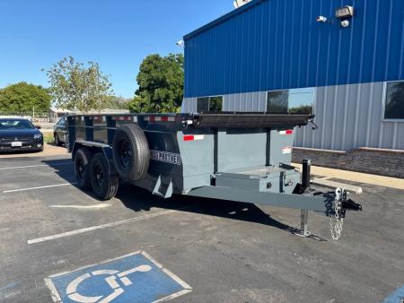New 2026 Iron Panther Dump Trailer 7'x14'x'2' 14,000 LBS GVWR