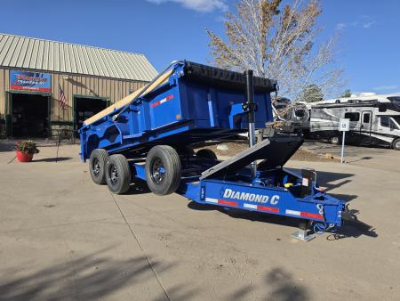 New 2027 Diamond C Trailers LPT207 14X82 Dump Trailer