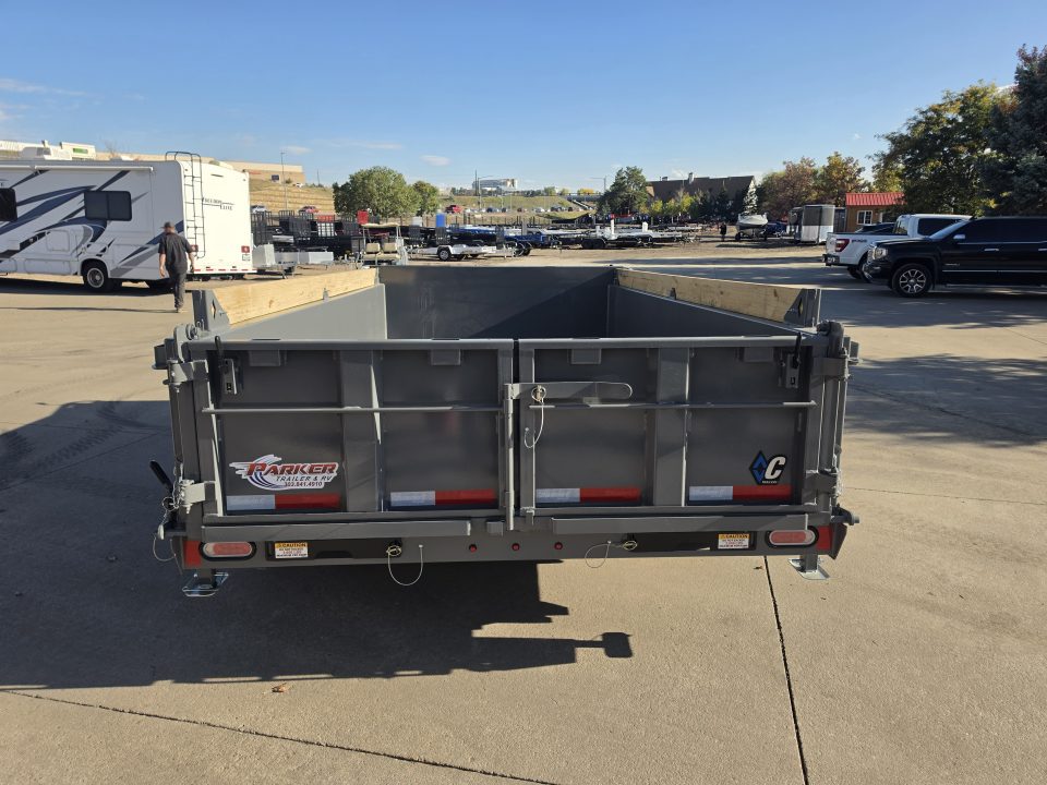 New 2027 DCRC LPT207 14X82 Dump Trailer (Hydraulic Jack, Solar)