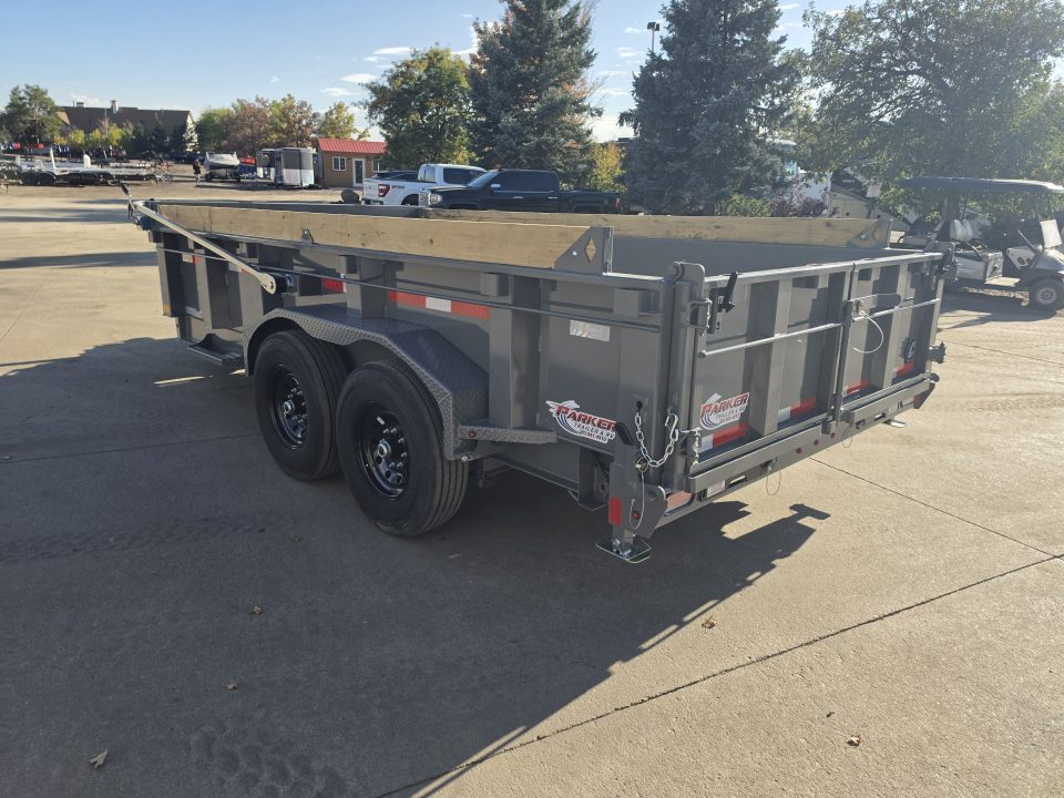 New 2027 DCRC LPT207 14X82 Dump Trailer (Hydraulic Jack, Solar)