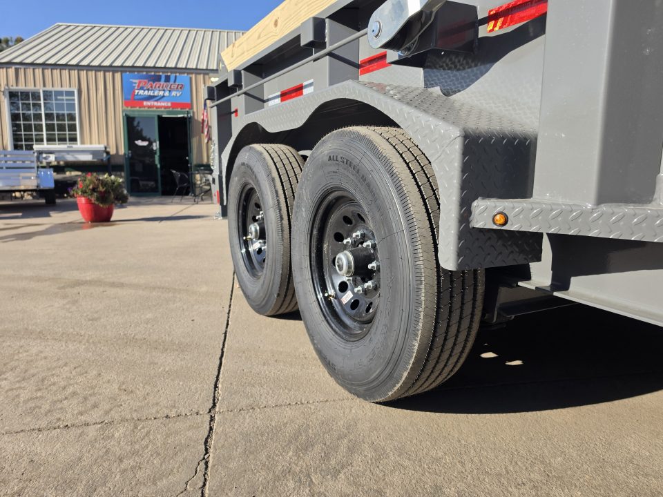 New 2027 DCRC LPT207 14X82 Dump Trailer (Hydraulic Jack, Solar)