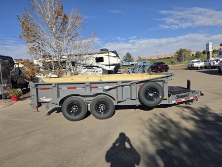 New 2027 DCRC LPT207 14X82 Dump Trailer (Hydraulic Jack, Solar)