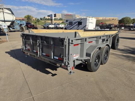 New 2027 DCRC LPT207 14X82 Dump Trailer (Hydraulic Jack, Solar)
