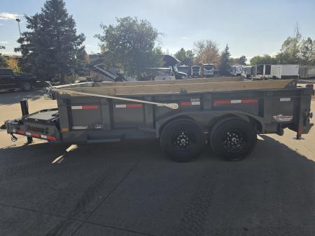 New 2027 DCRC LPT207 14X82 Dump Trailer (Hydraulic Jack, Solar)