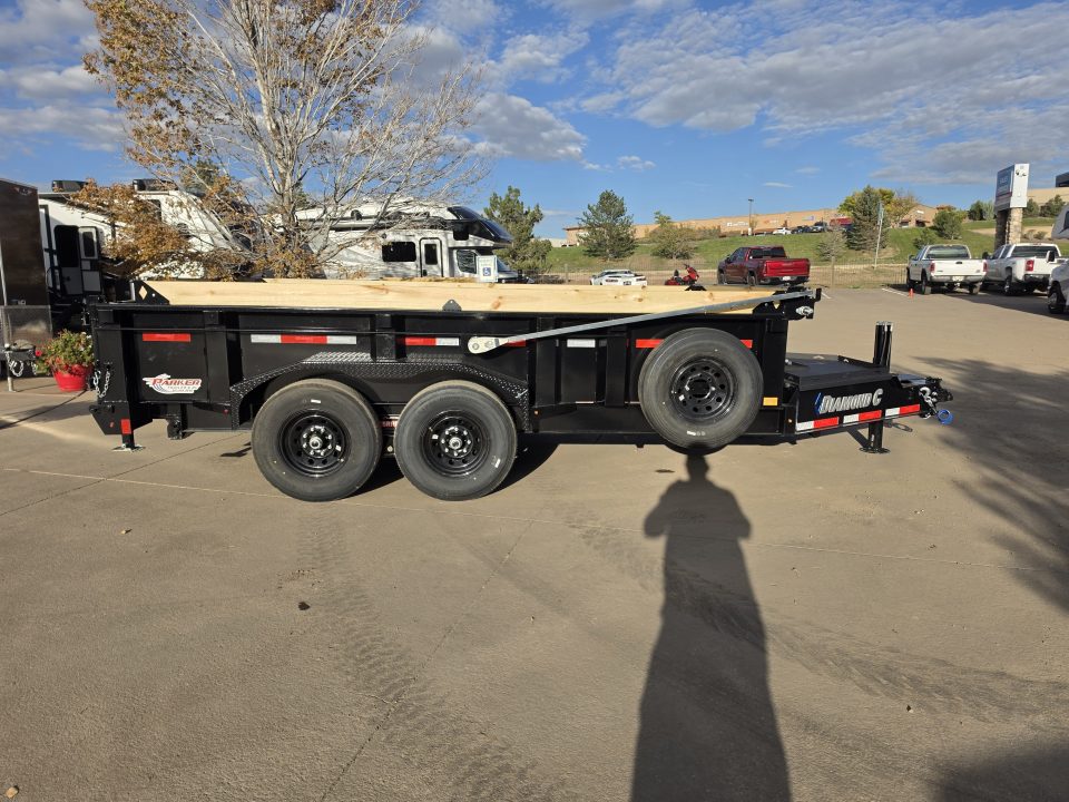 New 2027 Diamond C Trailers LPT207 14X82 Dump Trailer (Hydraulic Jack, Solar)