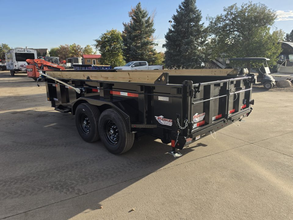 New 2027 Diamond C Trailers LPT207 14X82 Dump Trailer (Hydraulic Jack, Solar)
