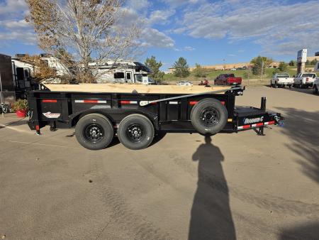 New 2027 Diamond C Trailers LPT207 14X82 Dump Trailer (Hydraulic Jack, Solar)