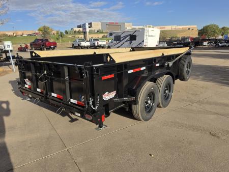 New 2027 Diamond C Trailers LPT207 14X82 Dump Trailer (Hydraulic Jack, Solar)