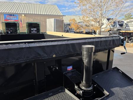 New 2027 Diamond C Trailers LPT207 14X82 Dump Trailer (Hydraulic Jack, Solar)