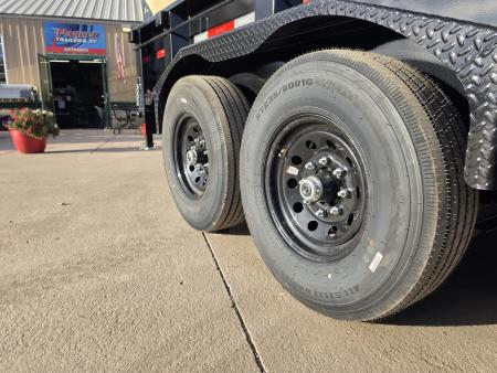 New 2027 Diamond C Trailers LPT207 14X82 Dump Trailer (Hydraulic Jack, Solar)