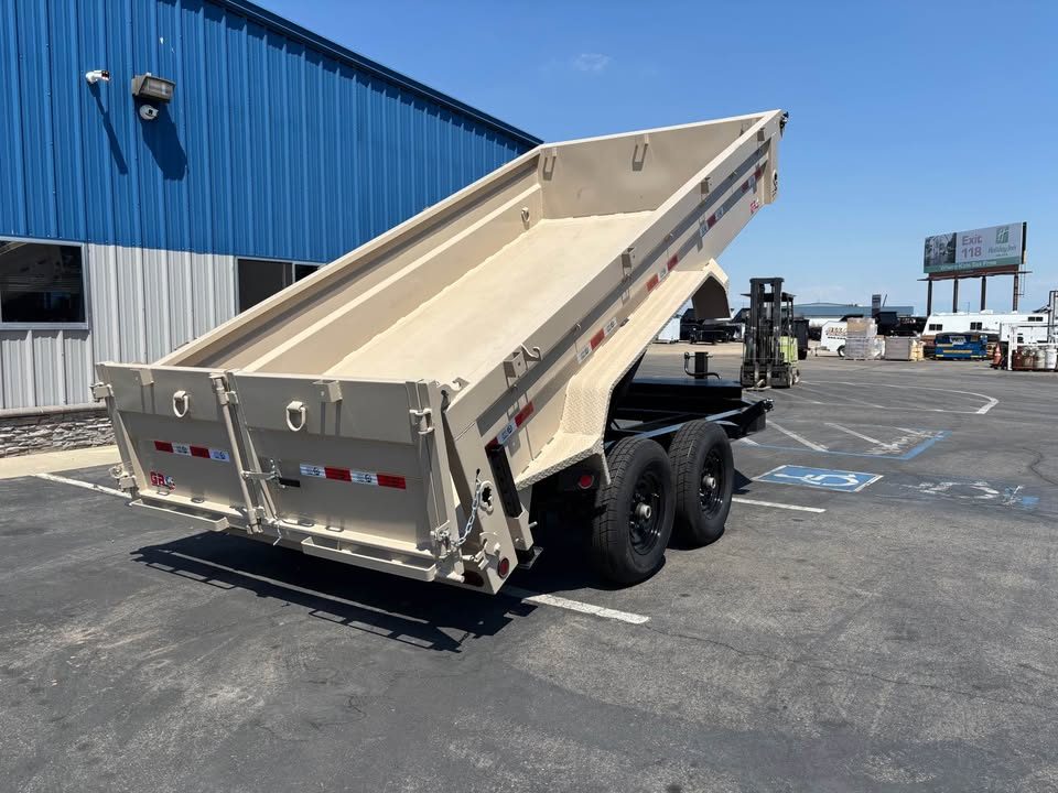 New 2026 GR HD Dump Trailer 7'x14'x2'