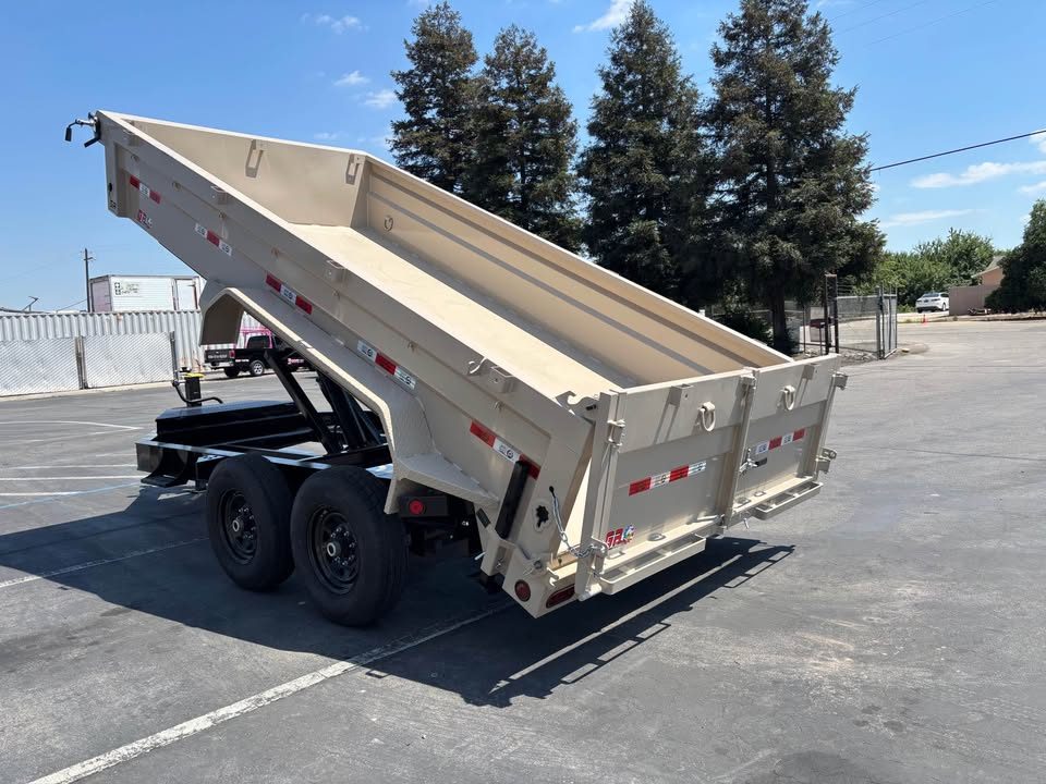 New 2026 GR HD Dump Trailer 7'x14'x2'