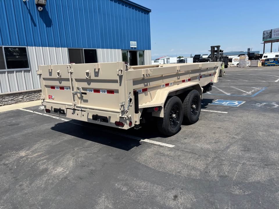 New 2026 GR HD Dump Trailer 7'x14'x2'