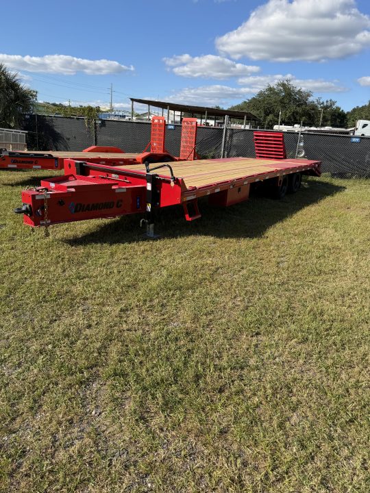 New 2027 Diamond C PX212MR/XDR Equipment Trailer; 30X102; PINTLE HITCH; ABS BRAKES