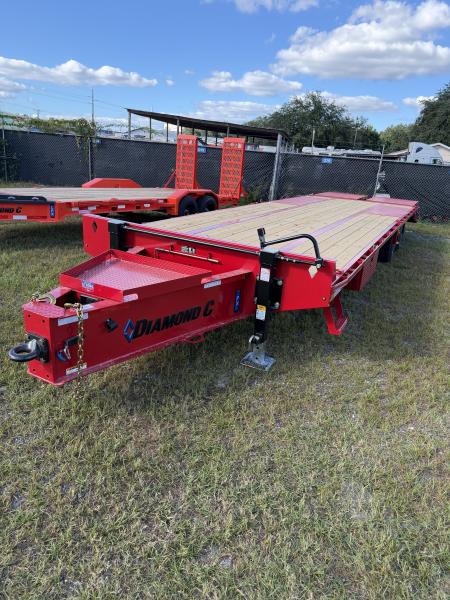 New 2027 Diamond C PX212MR/XDR Equipment Trailer; 30X102; PINTLE HITCH; ABS BRAKES
